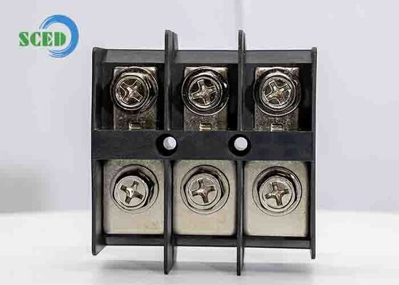 Polyamide Housing High Current Terminal Block with 200A Current Rating and Screw Clamp Connection for Power Distribution
