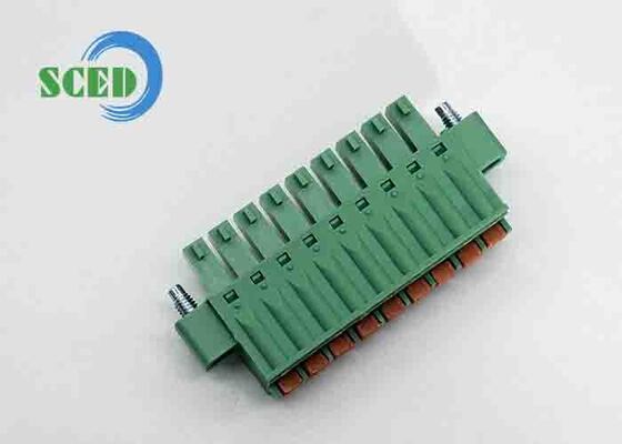 12-24 AWG Pluggable Terminal Block with Insulation Resistance Above DC500V and PA66 Plastic Material for Secure Wire Connections