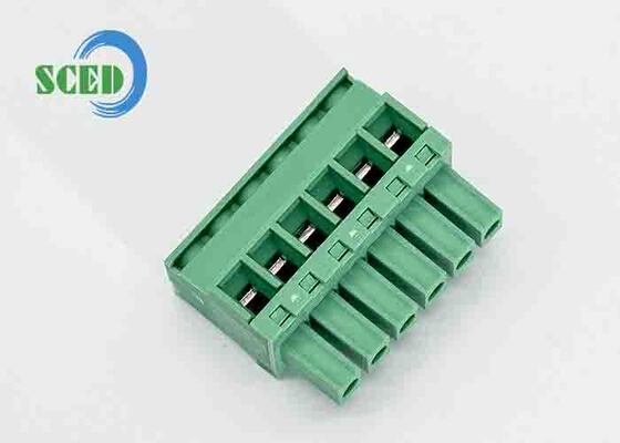 12-24 AWG Pluggable Terminal Block with Rated Surge Voltage and High Insulation Resistance for PCB Connectivity