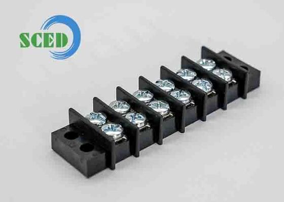 2 to 24 Poles Barrier Terminal Board 600V Voltage Rating Ideal for Electrical Circuit Connections and Power Distribution