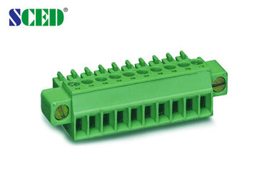Pluggable Terminal Block  Plug  Female Sockets  Pitch 3.81mm 300V 8A  2P - 20P  Plug - in Terminal Block